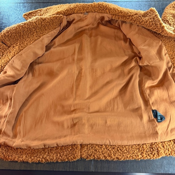 Free People Soft Faux Shearling Teddy Bear Coat Sz XS - Picture 7 of 8